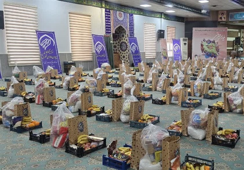برگزاری رزمایش توزیع بسته‌های معیشتی ویژه یلدا در خراسان رضوی