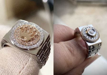 مهدی میرزایی هنرمند ایرانی طراح انگشترهای طلای مردانه