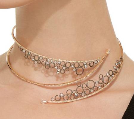 مدل های گردنبند طوق طلا