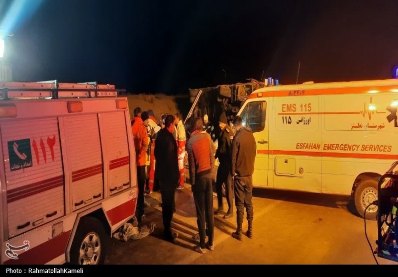 نطنز , اخبار نطنز , تصادف , 