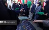 سردار قاآنی به مقام شهید سلیمانی ادای احترام کرد
