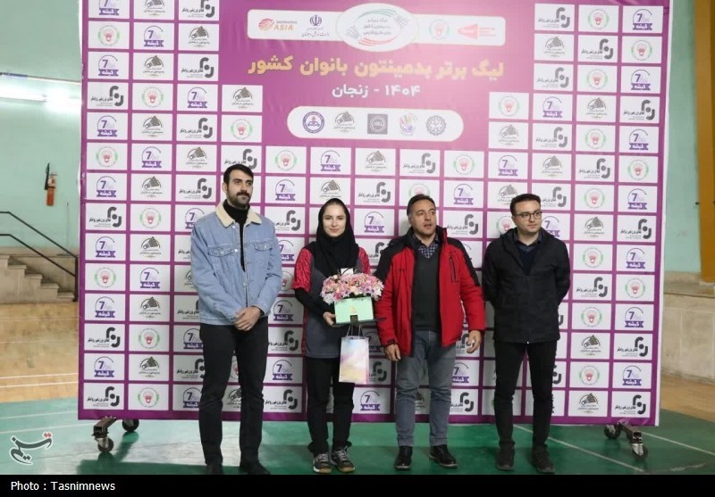 شکست دوگانه تیم‌های بدمینتون درخشان زنجان در هفته هفتم لیگ برتر