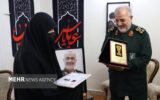 تجلیل فرمانده کل سپاه از شهید حسین سلامی و اعطای درجه سپهبدی