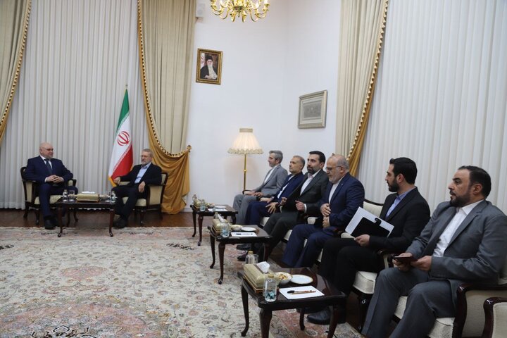 دیدار لاریجانی با وزیر انرژی روسیه دیدار لاریجانی با وزیر انرژی روسیه