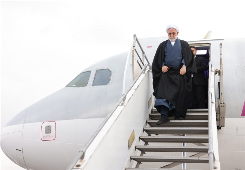 رئیس قوه قضائیه وارد استان مرکزی شد