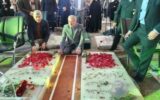 گلباران مزار شهیدان رجایی و باهنر با حضور وزیر آموزش‌وپرورش