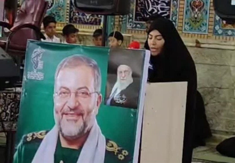 رجزخوانی حماسی دختر شهید غلامرضا سلیمانی‌/ تا پای جان با دشمن می‌جنگیم