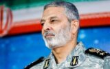 پیکر شهید سپهبد موسوی در حرم حضرت معصومه(س) به خاک سپرده می‌شود