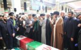 پیکر وزیر اطلاعات در قم تشییع شد / بدرقه مردم پس از نماز عید فطر پیکر وزیر اطلاعات در قم تشییع شد / بدرقه مردم پس از نماز عید فطر