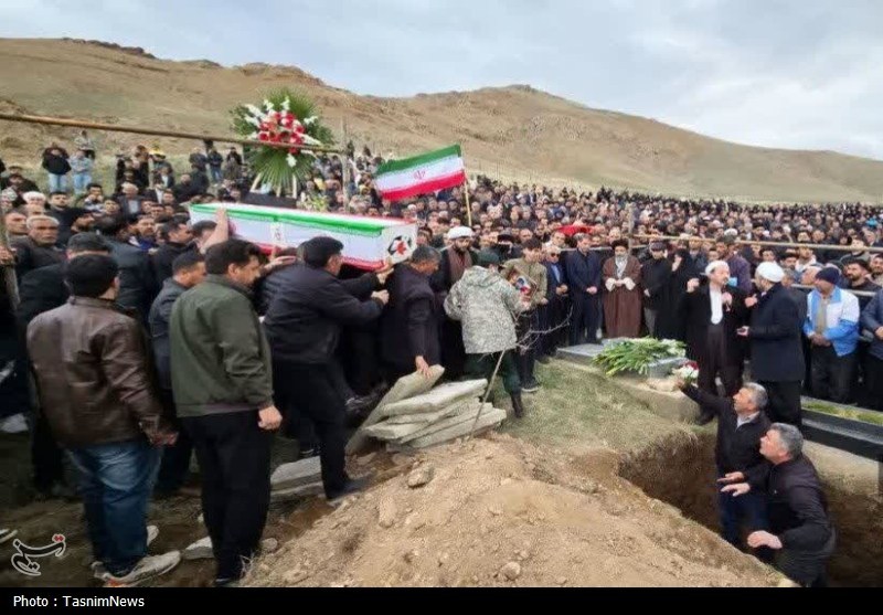 تشییع باشکوه 3 شهید حملات آمریکایی ـ صهیونی در آذربایجان غربی