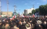 تشییع شهید تنگسیری در بوشهر؛ آخرین وداع کلیددار هرمز در زادگاهش