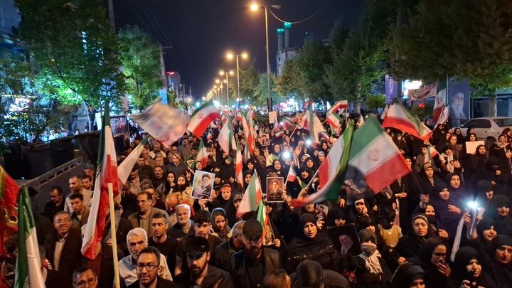 خروش حماسی مردم نکا