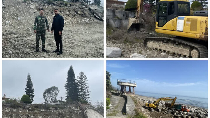 خزایی: بخشی از اراضی ساحلی نجارده نوشهر آزاد شد