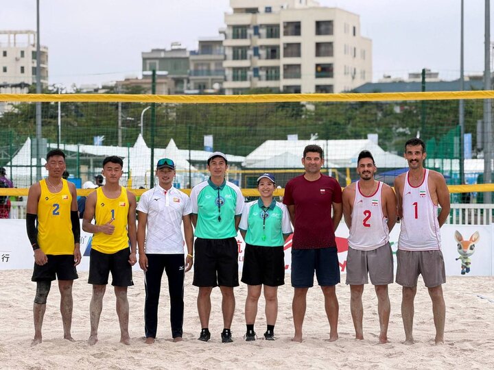 دبل پیروزی روز جمعه والیبال ساحلی در سومین بازی