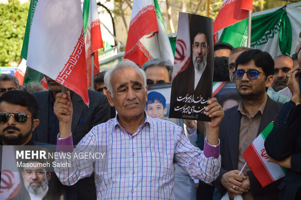 راهپیمایی حماسی جانفدایان در گلپایگان