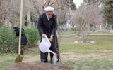 محسنی اژه‌ای، یک اصله نهال غرس کرد