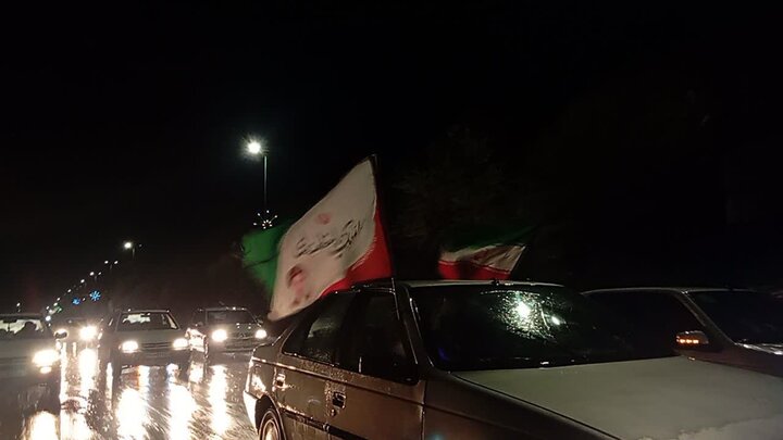 میدان‌داری خودرویی مردم فراهان در پنجاه و یکمین شب حماسه