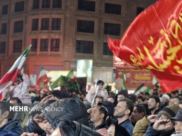 ندای الله اکبر دارالارشارد اردبیل در پنجاه و ششمین شب دفاع از ایران