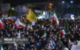 پنجاه‌وهفتمین شب حضور مردم بندرگز؛ اجتماع پرشور در قلب شهر