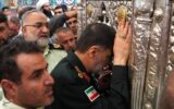 تشرف سردار رادان به زیارت حرم حضرت معصومه(س)+ عکس