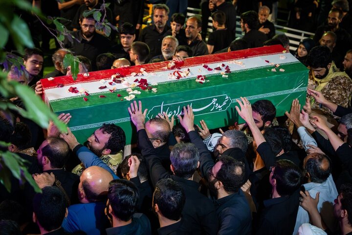 مراسم وداع با شهید «زهرا حدادعادل» برگزار شد