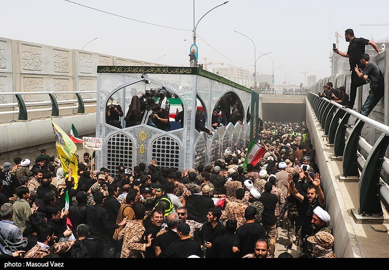 شهید امام خامنه ای (ره) , اخبار قم , بدرقه آقای شهید ایران , تشییع امام شهید , تشییع رهبر شهید , 