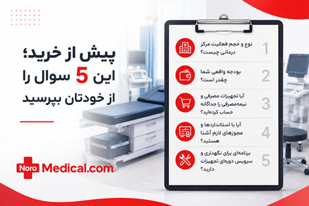 راهنمای خرید تجهیزات پزشکی برای مطب و کلینیک؛ نکاتی که باید بدانید